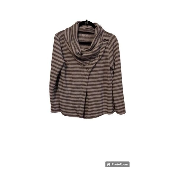 Maurices Asymmetrical snap neck cardigan sweater - Picture 1 of 5